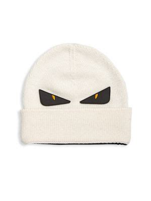 fendi womens beanie|fendi monster eyes beanie.